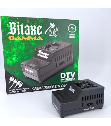 Solo Satoshi Bitaxe Gamma 602 Bitcoin Solo Miner - 1.2TH/s, BM1370